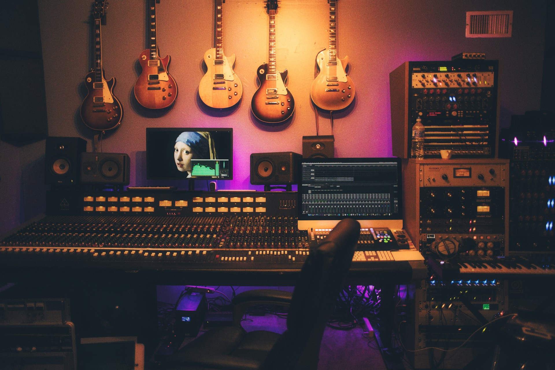 Professional recording studio